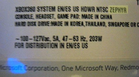 Xbox 360 Zephyr