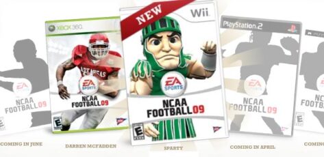 NCAA 09 Wii Cover Gets Mii Treatment