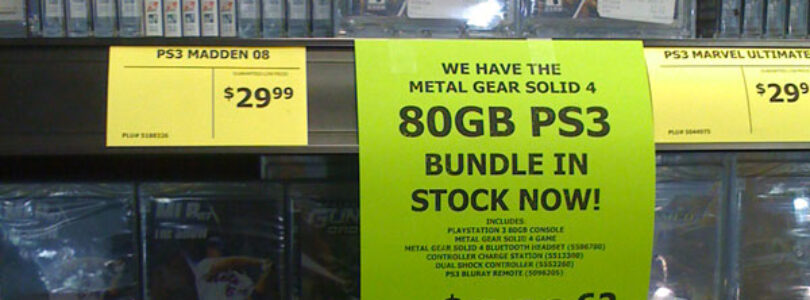 Frys Custom Metal Gear Solid 4 80GB PS3 Bundle… Sucks