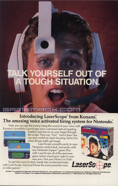 Konami, LaserScope, nes