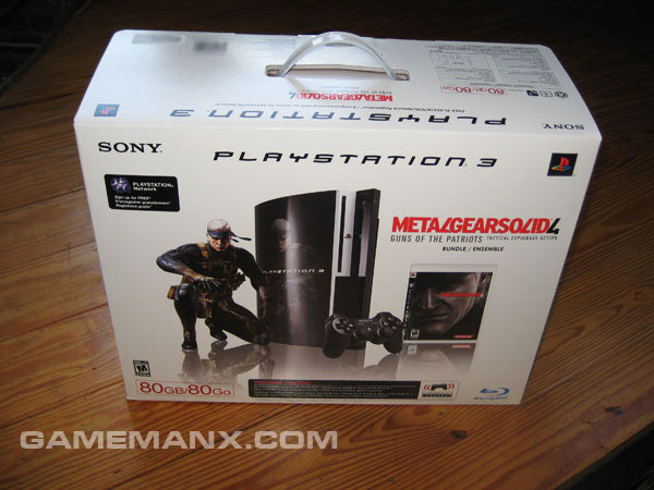 Metal Gear Solid 4 Bundle, 80gb