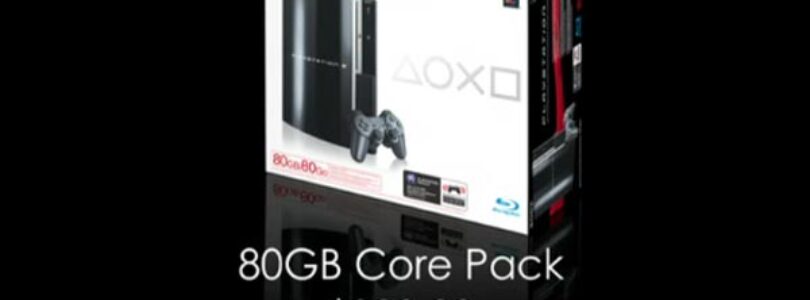 Sony Announced $399.99 80GB PS3 Core Pack