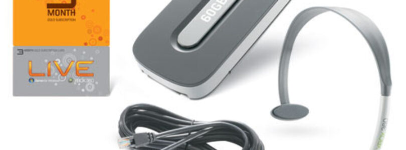 Xbox Live Pack: 60GB HDD, 3 Months XBL, Headset for $99