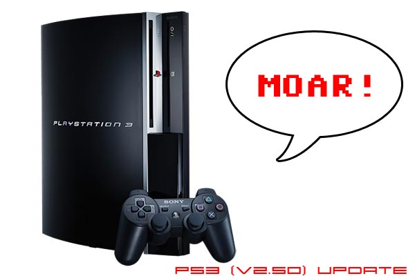PS3 v2.50 firmware update