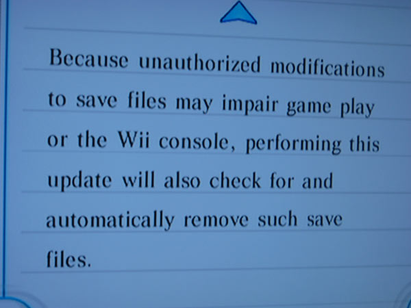 wii no save