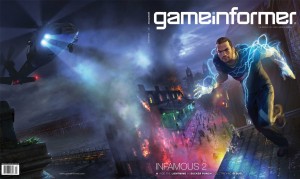infamous 2 game informer cover