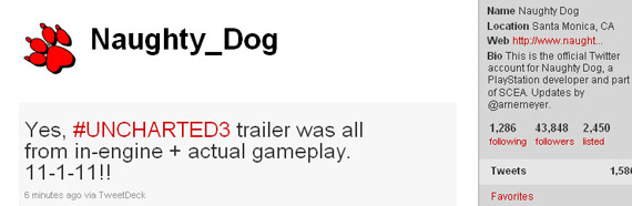 Uncharted-Tweet Uncharted-Tweet