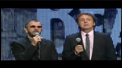 Beatles Rockband E3 screenshot: Paul Mcartney and Ringo Starr