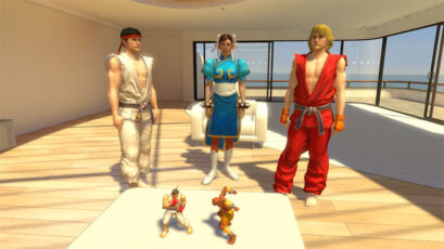 Playstation Home Street FIghter Resident Evil 5 screenshot 1