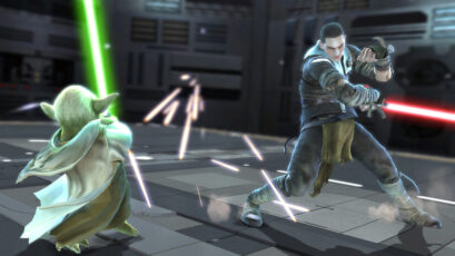 Soul Calibur IV screenshot: Darth Vader's secret apprentice & Yoda
