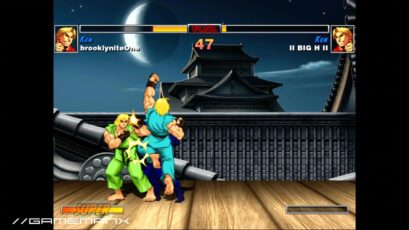 Street Fighter HD Remix screenshot: 4x3 Normal Screen Mode