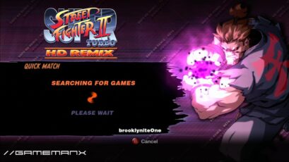 Street Fighter HD Remix screenshot: Online M<atchmaking Screen