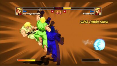 Street Fighter HD Remix screenshot: Super Finish Combo