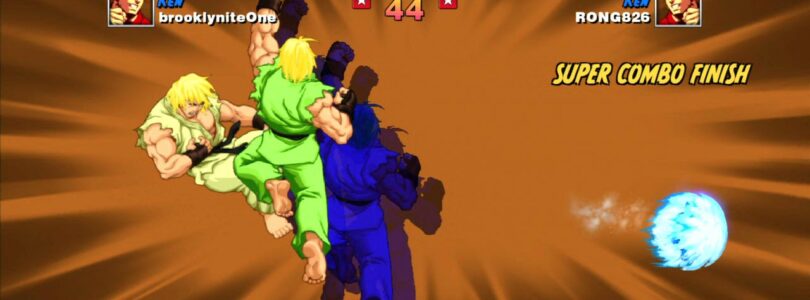 Street Fighter HD Remix screenshot: Super Finish Combo