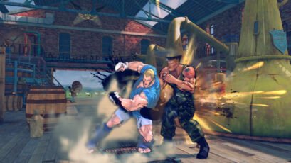 Street Fighter IV screenshot: Abel vs. Guile