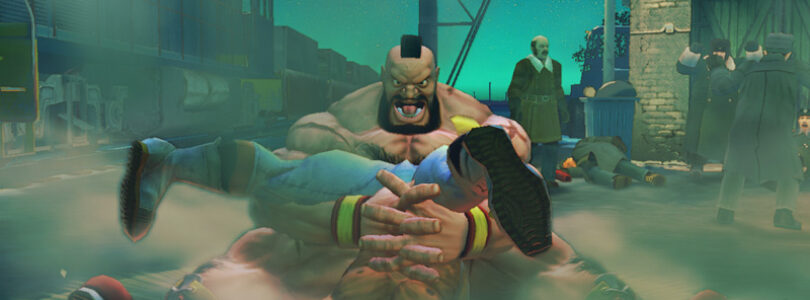 Street Fighter IV screenshot: Zangief vs. El Fuerte