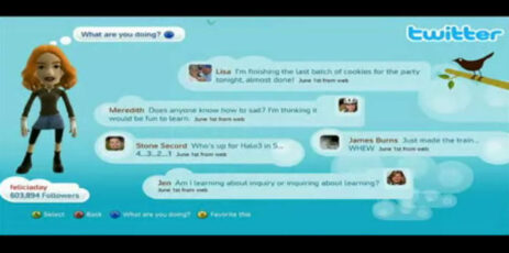 Xbox 360 Twitter, Facebook screenshot 3