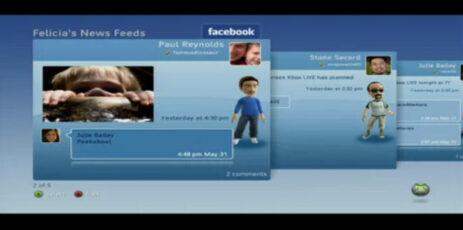 Xbox 360 Twitter, Facebook screenshot 4