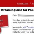 Netflix PS3 Instant Streaming Discs Shipped