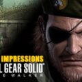 Metal Gear Solid Peace Walker Impressions