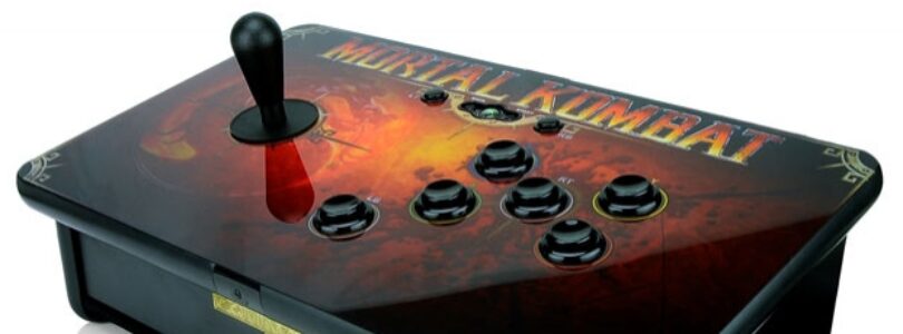 The Mortal Kombat Fight Stick Up Close
