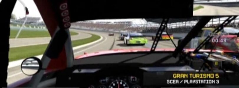 Gran Tursimo 5 HD Footage NASCAR Cockpit Gameplay