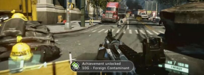 Crysis 2 – Singleplayer Xbox 360 Gameplay