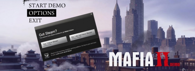 First Time Trying Out Steam: Mafia 2 Demo