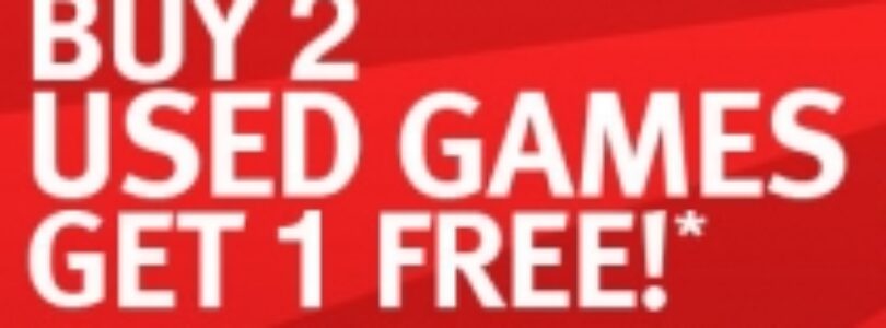 Buy Two Used Games and Get One Used Game Free (GameStop) 12/26 -12/27